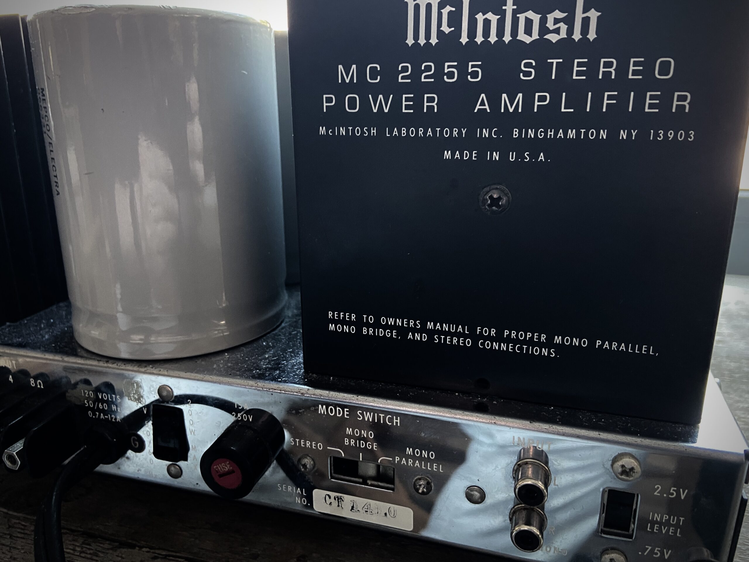 McIntosh MC2255 Stereo Power Amplifier 250+250 Wrms - immagine 9