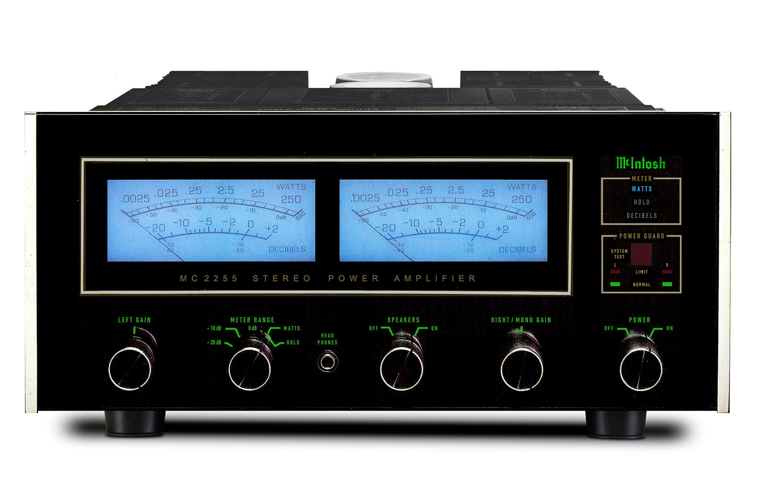 McIntosh MC2255 Stereo Power Amplifier 250+250 Wrms